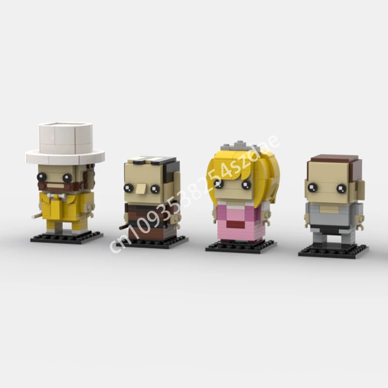 

525 шт. MOC The Nightman Cometh It's Always Sunny in Philadelphia Brickheadz Строительные блоки Рождественская игрушка Подарок DIY коллекционер