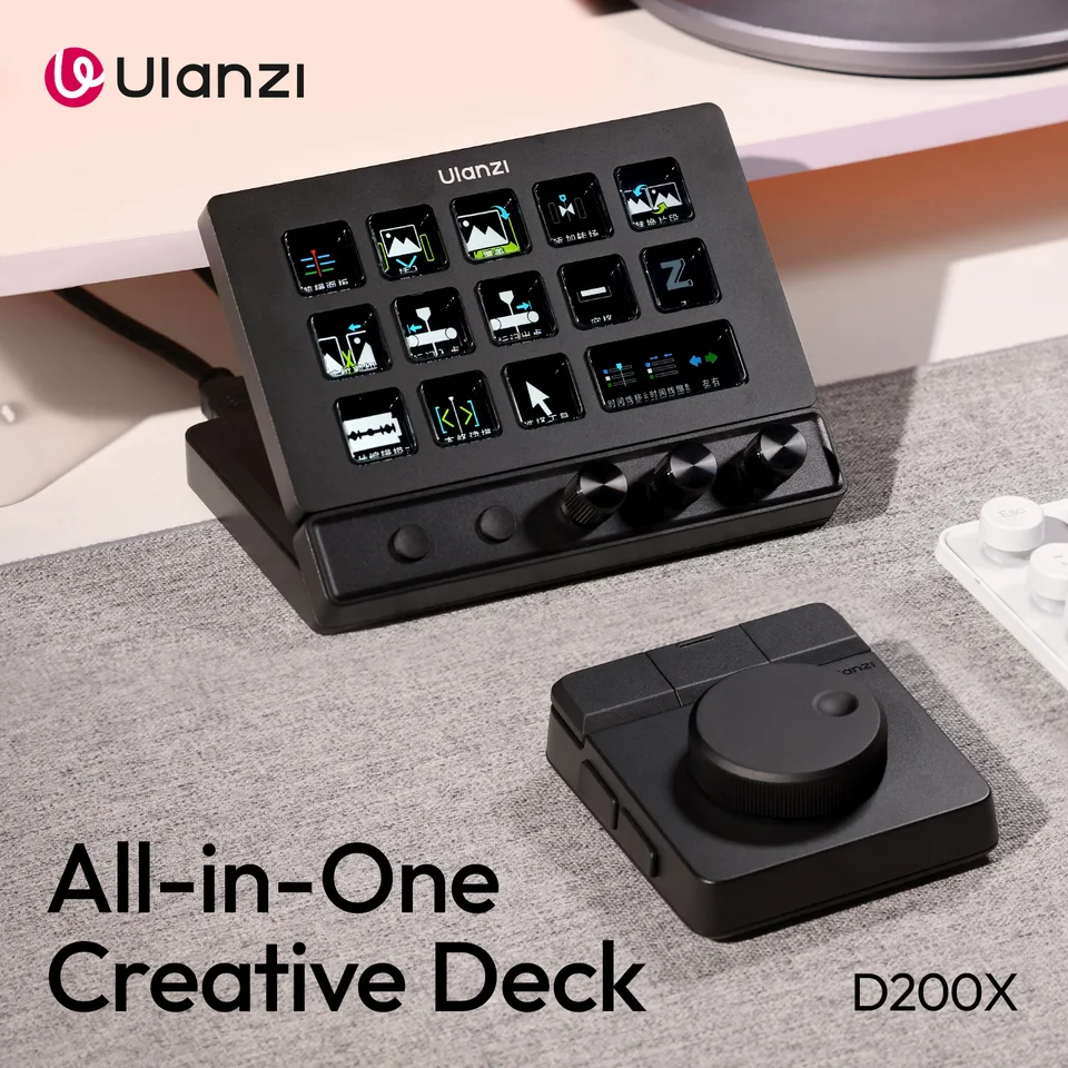 Ulanzi D200X All-in-One Creative Deck Desktop Control Hub for