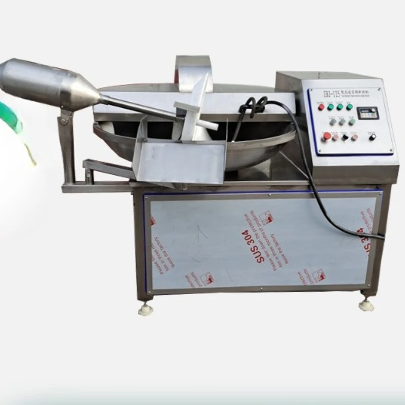 

Automatic high-speed commercial chopping machine, ball sausage filling chopping equipment, fruit and vegetable minced meat