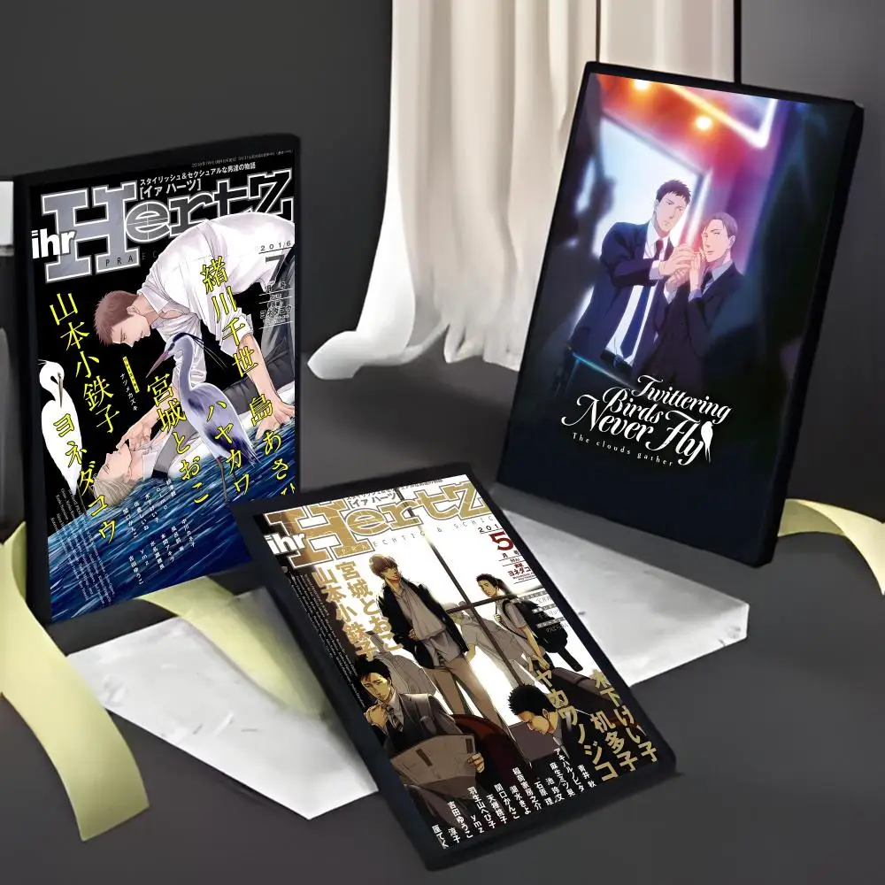 BL Dramatic Romantic Manga T-Twittering Birds N-Never Fly Poster American Film Mural Home Childrens Room Wall Decor Print