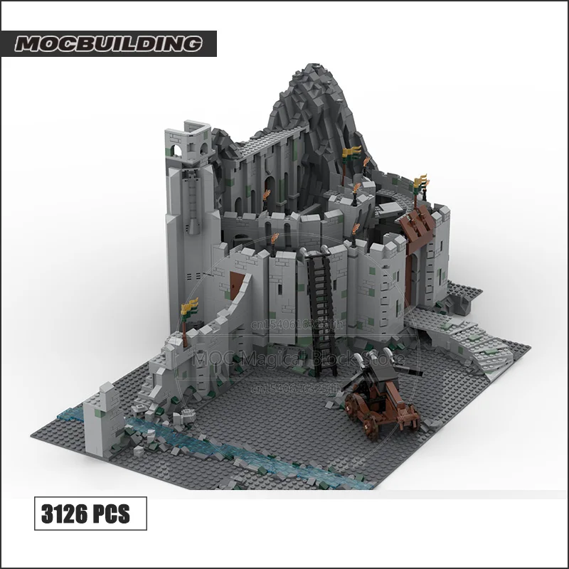 The Rings Movie Set MOC The Two Towers Building Blocks Helms Deep Architecture Model Collection Toys Technology Bricks Gifts