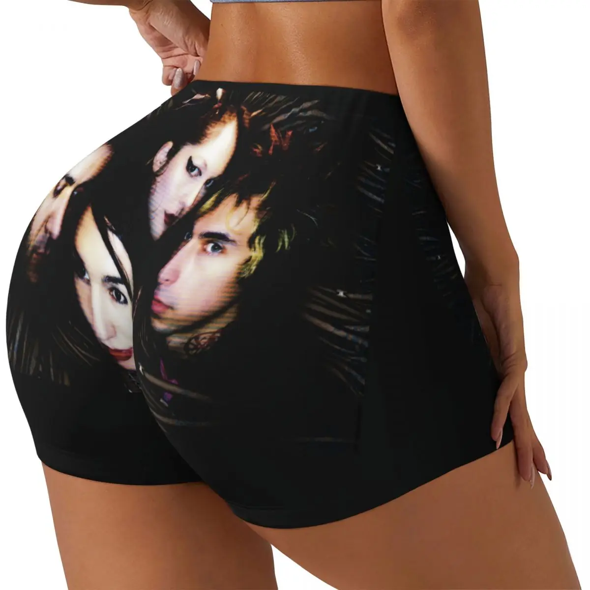 Custom Msi Mindless Hip Hop Punk Rock Self Indulgence Workout Shorts for Women Electro Gym Volleyball Running Yoga Shorts