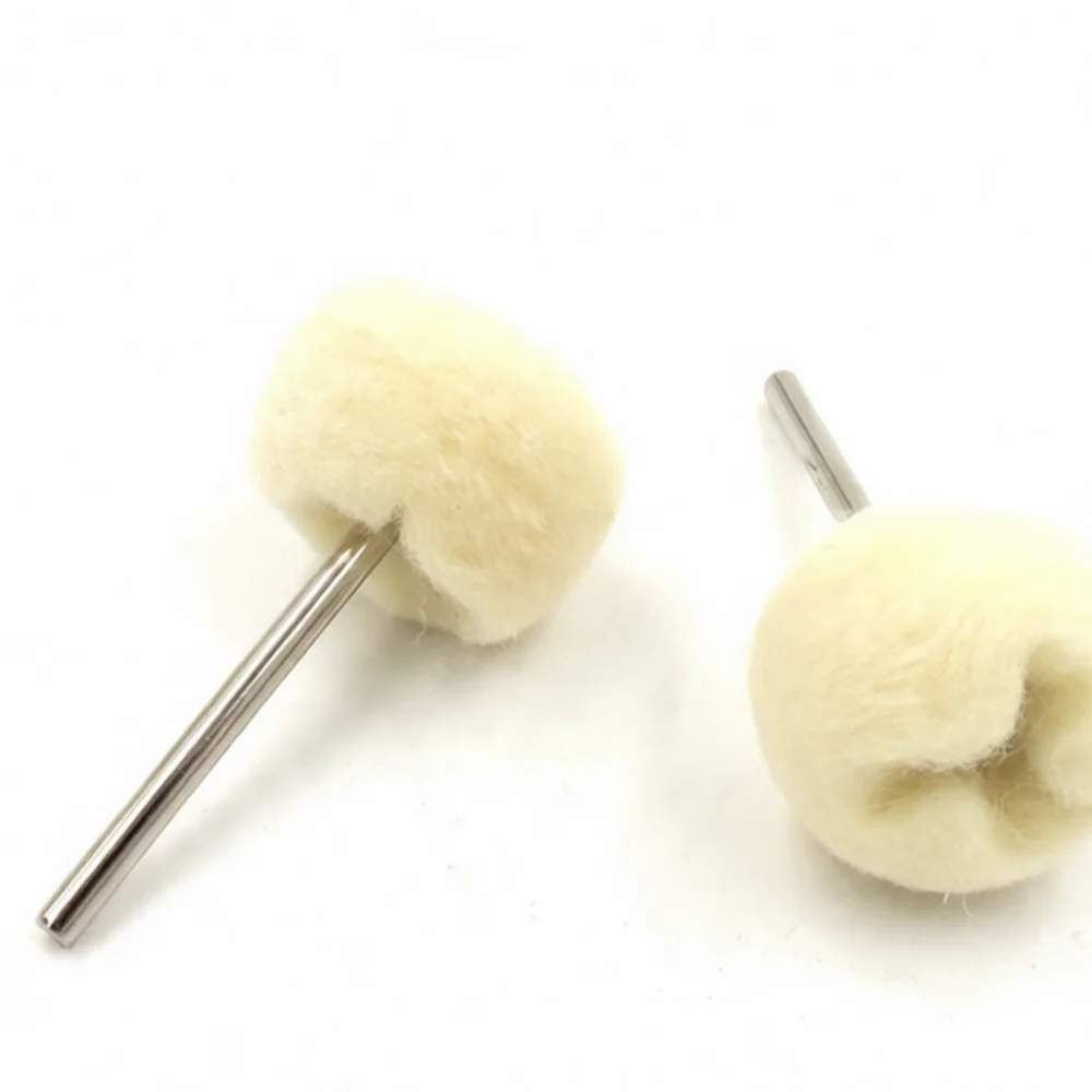 3mm Shank T Shape Abrasive Buffing Wheel Head For Rotary Tool Scouring Pad Metal Wood Derusting Finishing Tool