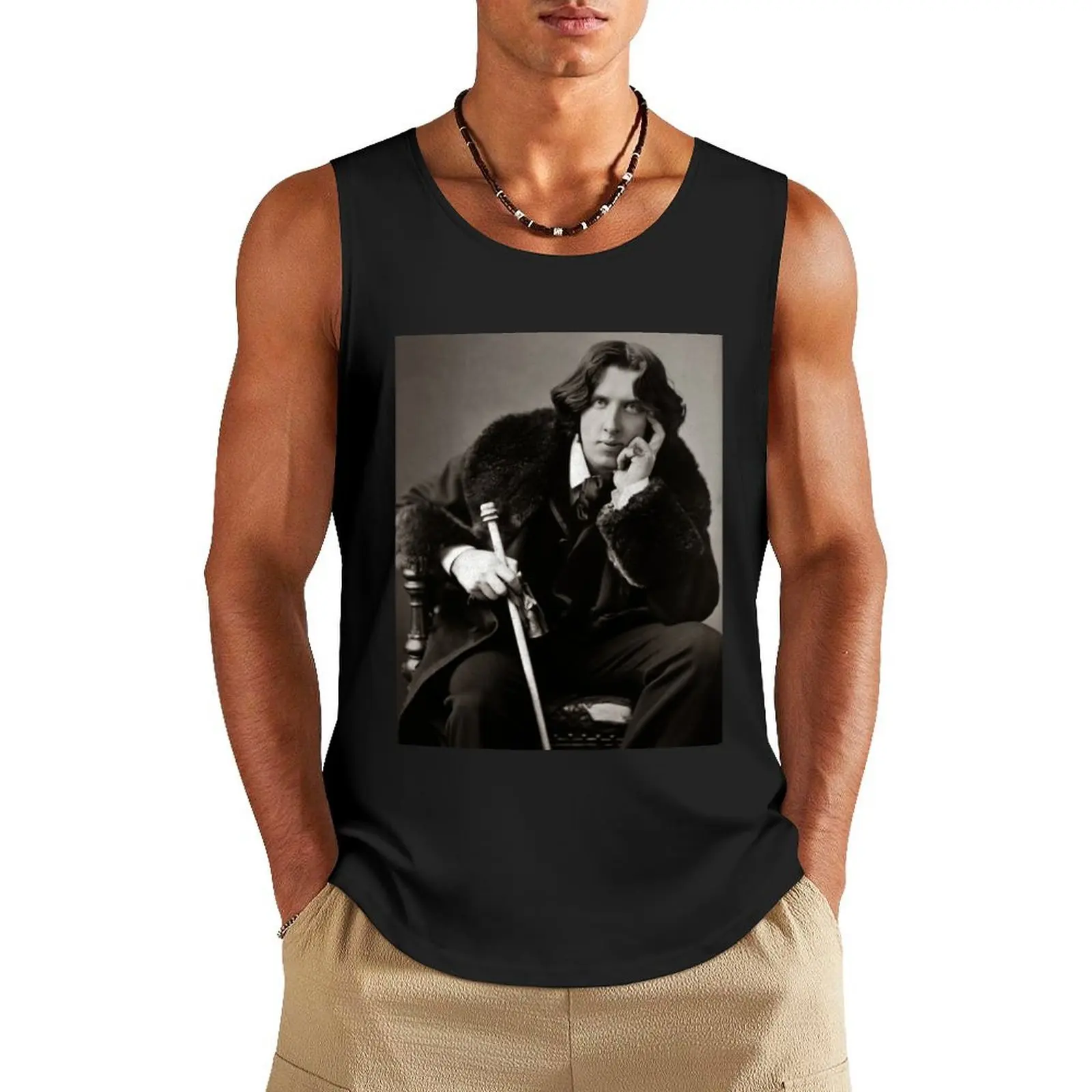 

Poet Oscar Wilde Tank Top tops t-shirt for men Man clothes for gym Sportswear for men