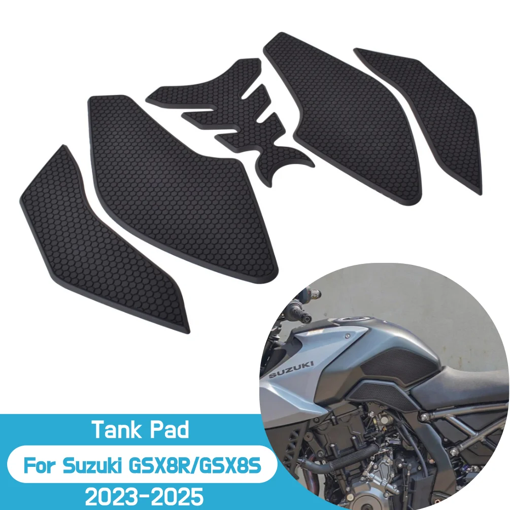 

For Suzuki GSX-8R GSX-8S 2023-2025 GSX8R GSX8S Side Tank Pad Oil Gas Fuel Protector Cover Sticker Decal Motorcycle Accessories