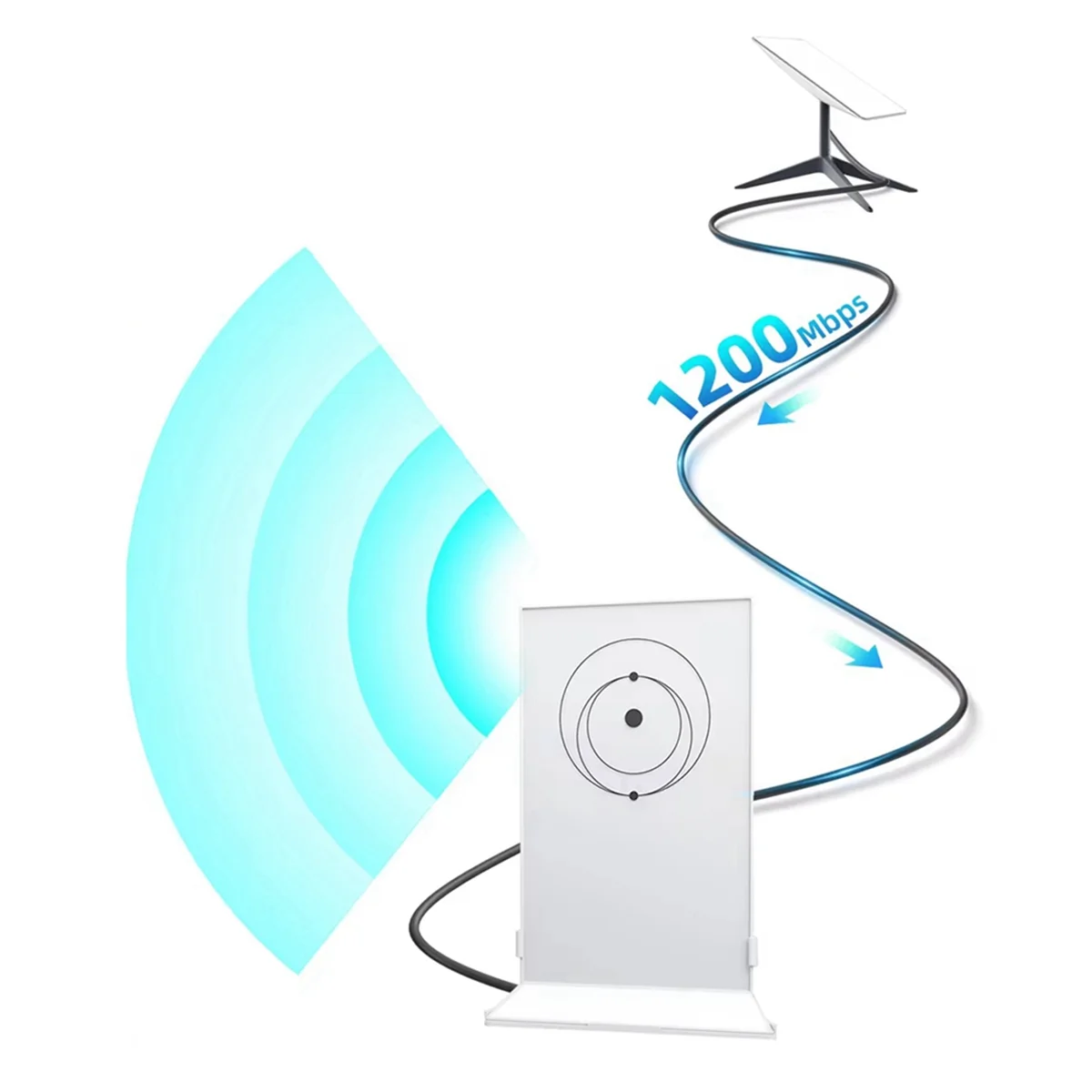 Cavo Web di prolunga per router Starlink Attuvato Gen2 Plug and Play