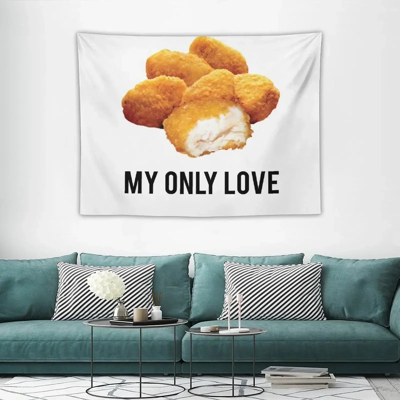 

chicken nuggetsmy only love Tapestry House Decoration Wall Hanging Wall Mural Home Decoration Tapestry
