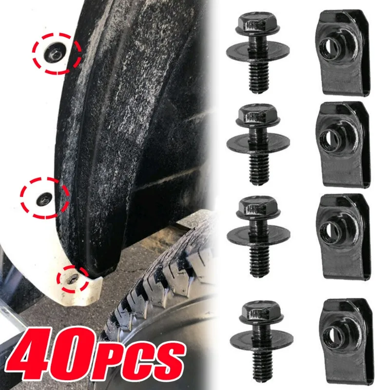 

Car Self-tapping Screw Fastener Rivet Screw U-shaped Clip Engine Cover Chassis Splash Shield Guard Bumper Fender Liner Retainer