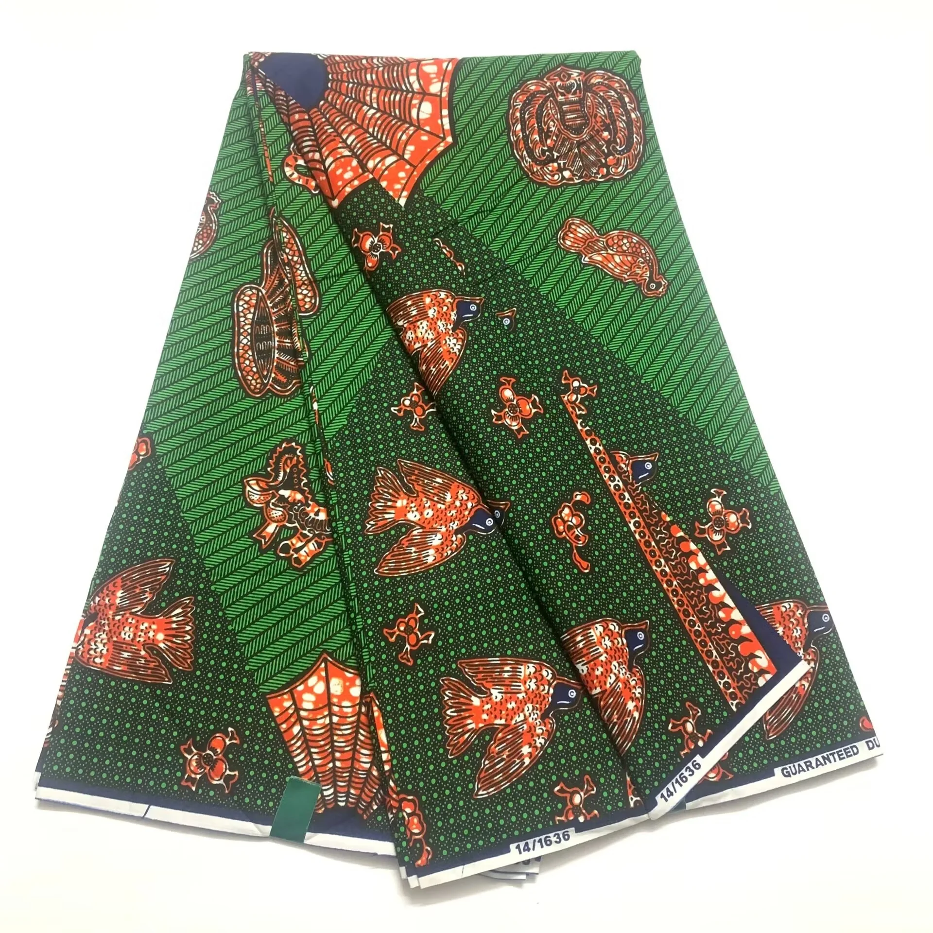 African Wax Fabric Lastest Prints 100% Cotton Sewing Material High Quality Printed Nigeria Ankara Pagne Veritable Wax Fabric