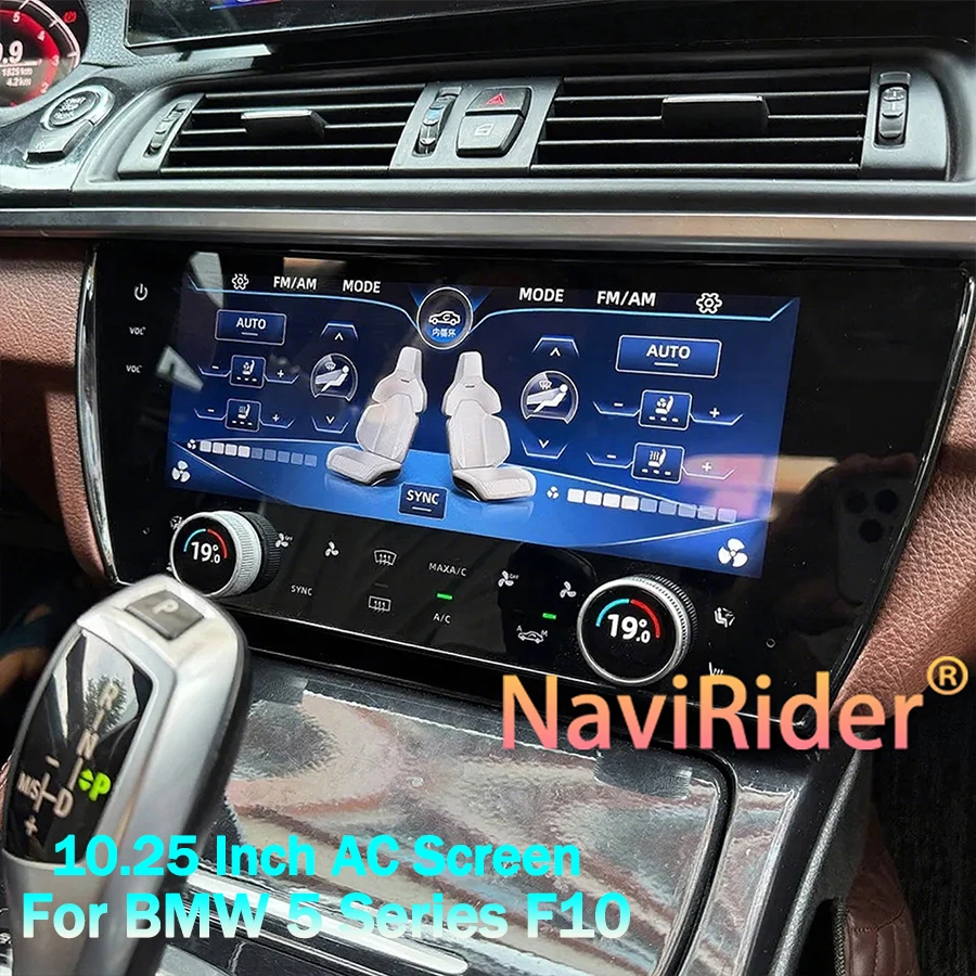 New Arrival 10.25 Inch AC Screen For BMW 5 Series F10 2011 2017 Car Digital Panel Climate Control LCD Air Conditioning Display