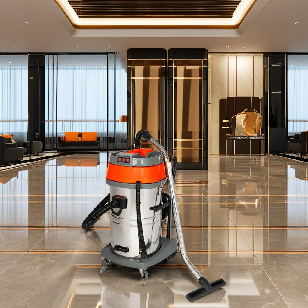 Novo 100l aspirador de pó industrial seco para casa restaurante hotéis componente motor núcleo combustível elétrico