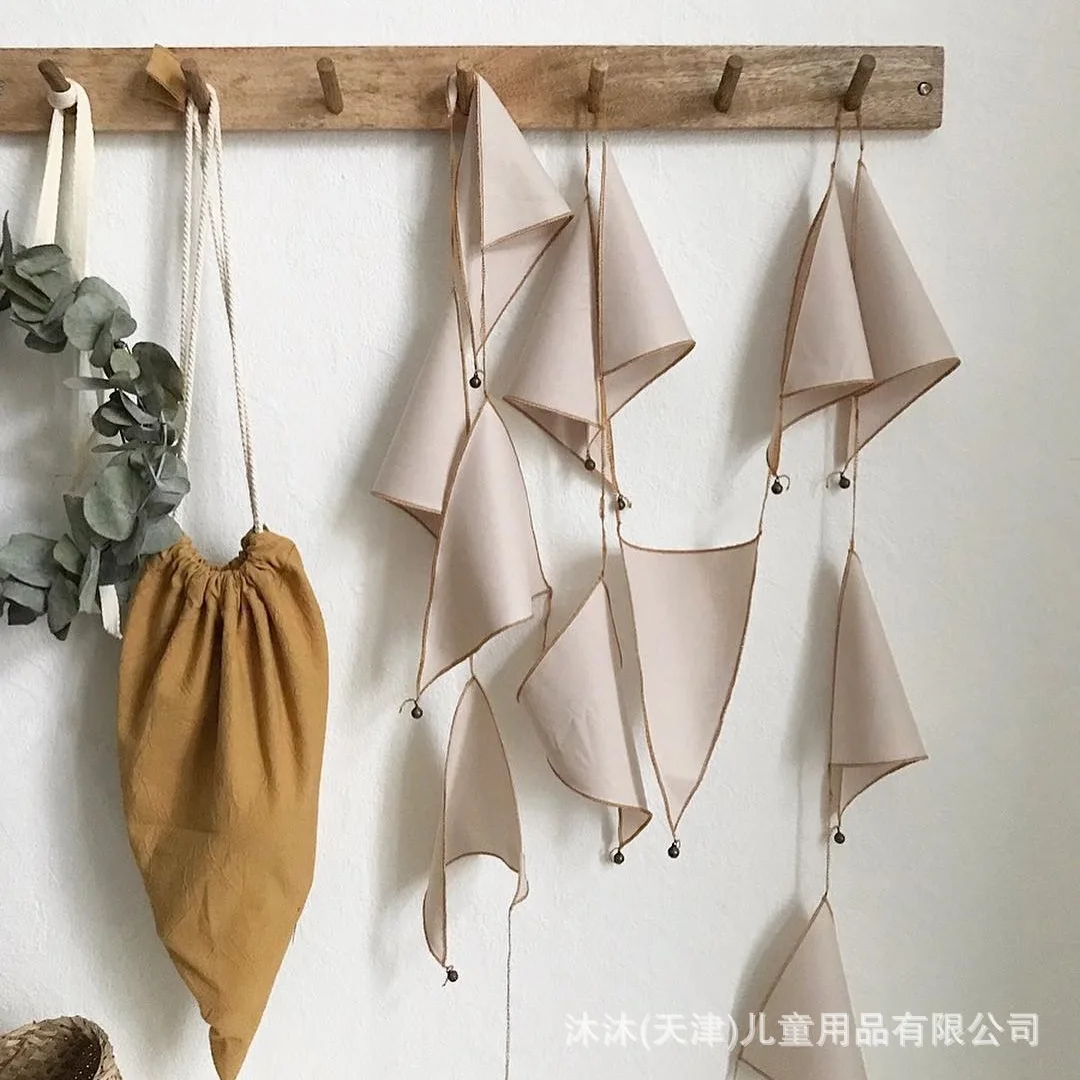 Classic Bunting Princess Room Tent Pendant Party Decoration Background Latte Bells Flag view 3