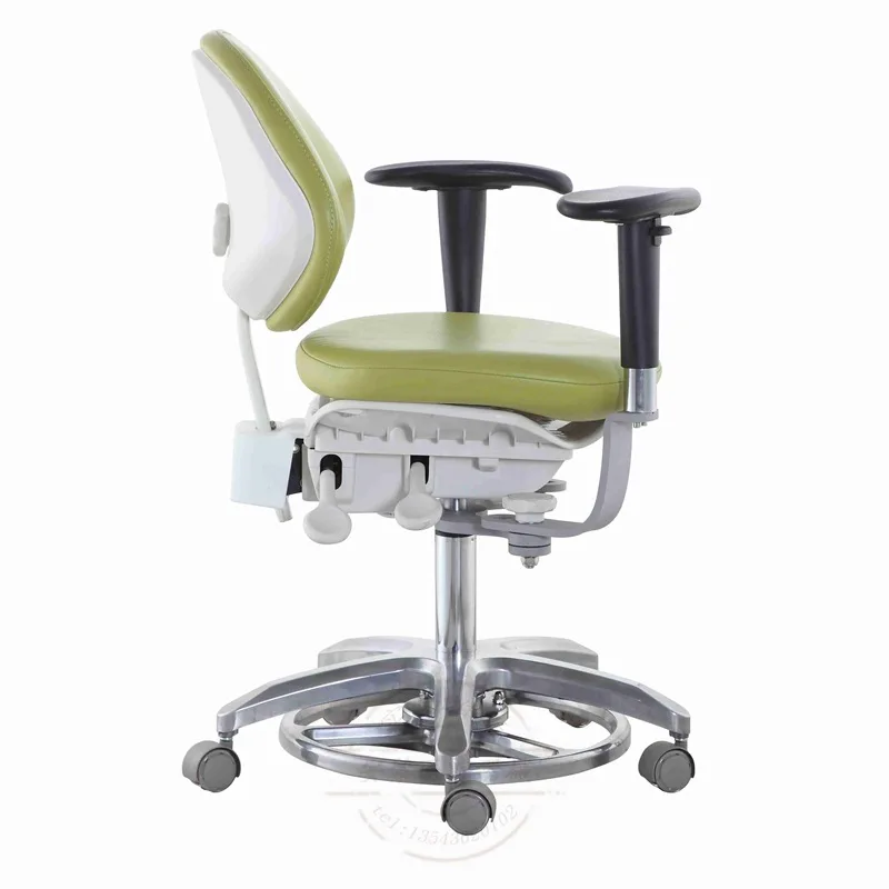Dental Microscope Dynamic Chair, Clinic Doctor Chair, Metal Reinforced Leather Rotating Dental Chair