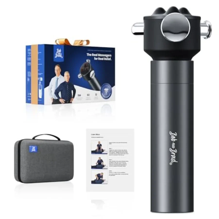 

Портативный вибрационный массажер для мышц для облегчения всего тела: устройство для глубокой терапии тканей 116 Гц идеально подходит для облегчения боли триггерных точек