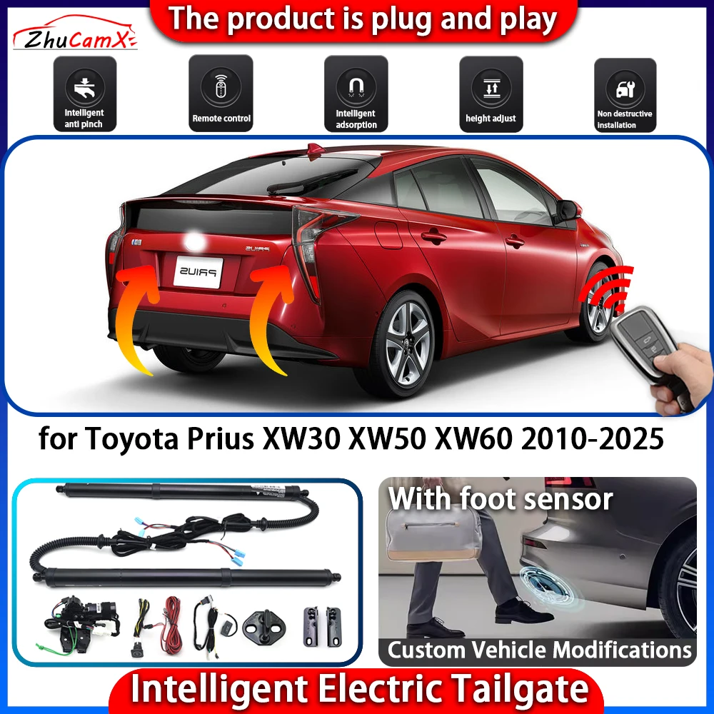 

ZhuCamX Smart Powered Tailgate System for Toyota Prius XW30 XW50 XW60 2010-2025 Automatic Intelligent Trunk Lift Control Kit