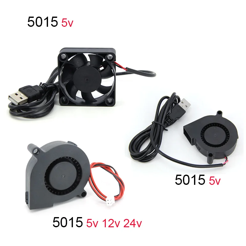 DC 5015 5V USB 5cm 50MM Blower fan CPU Cooler Cooling Fan for 3D Printer 50x50x15mm sleeve bearing Fans for Small Extruder A7