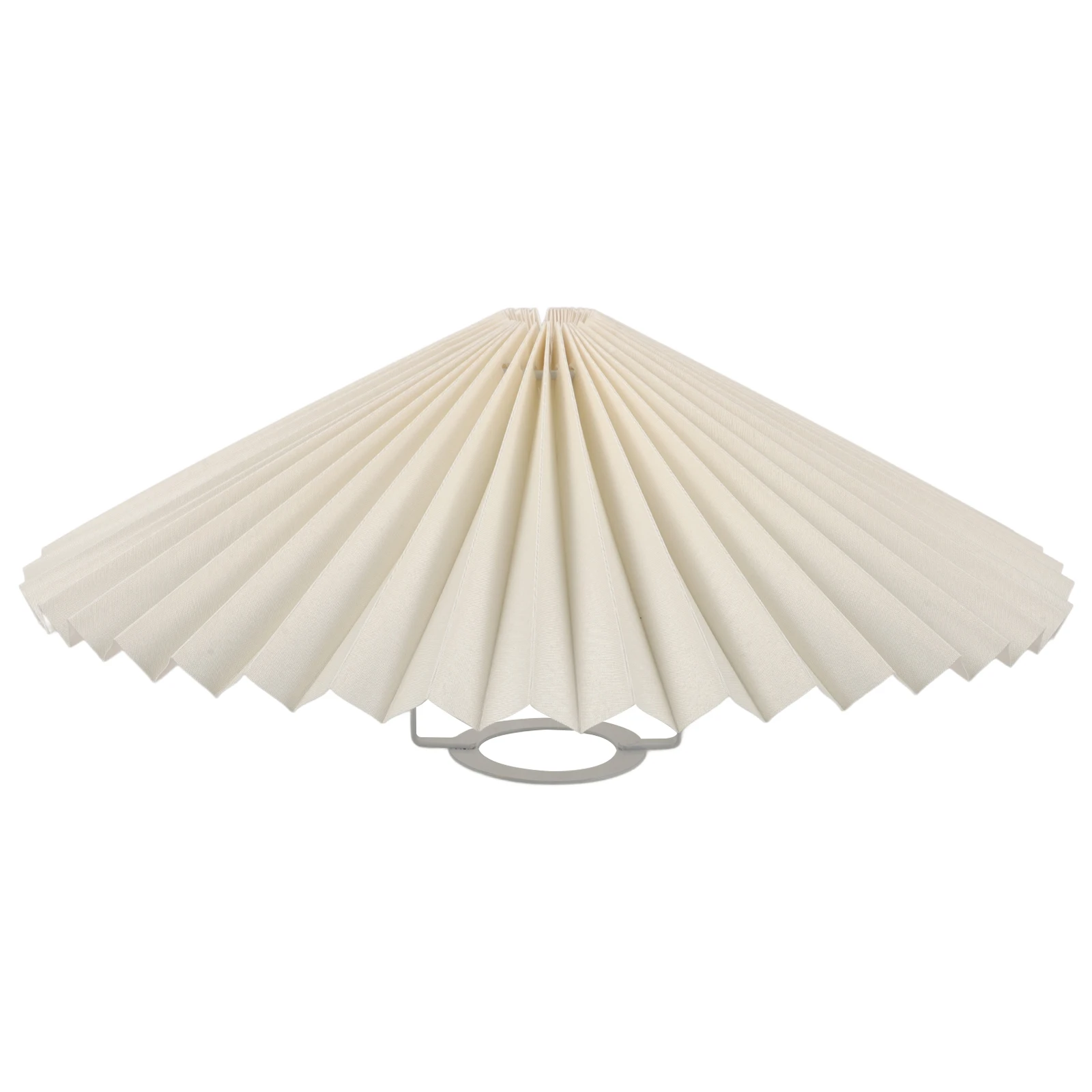 

Umbrella Lampshade 31x16 White Pleated Fabric Replacement Lampshades for Table Floor Bedroom Study Decorative Lighting Fixtures