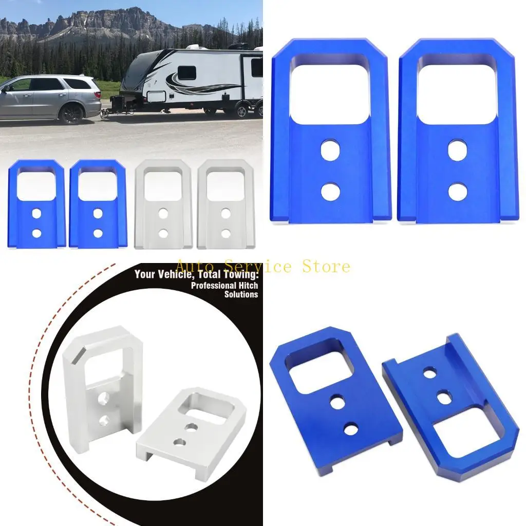 

462A 2pcs T6061 Aluminum Tow Hook Set for Trucks & SUVs Enhanced Visibility