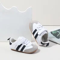2025 Hot Selling Spring And Autumn Baby Unisex First Walking Indoor Outdoor Toddler Shoes For 0-18M High Quality PU Leather 4
