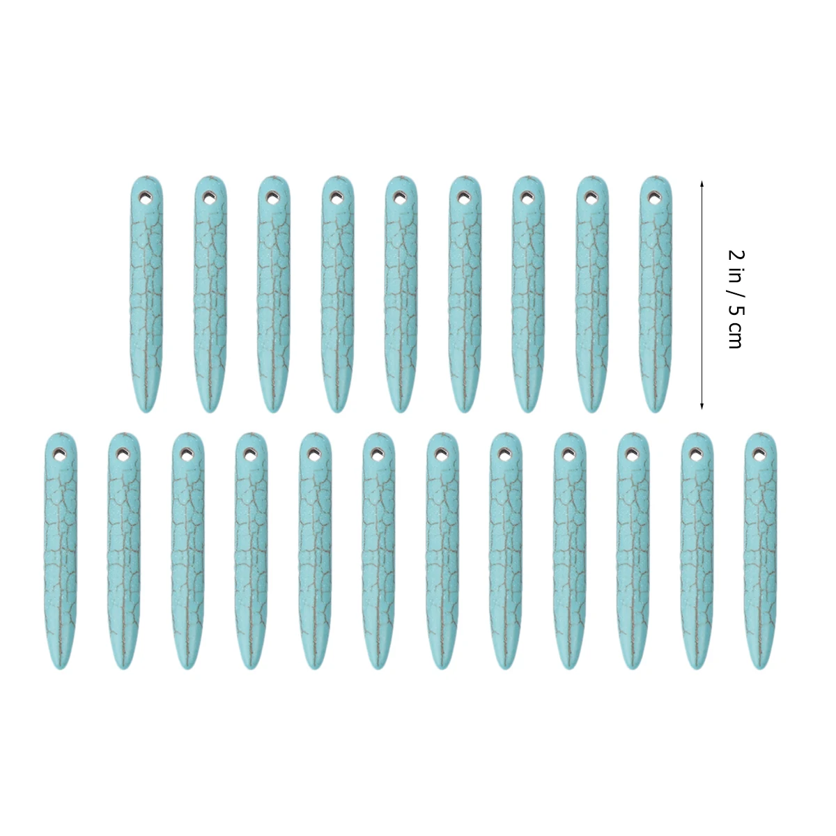 

Turquoise Steel Needle Beads Creative DIY Accessories Jewelry Making Craft Colored Stone