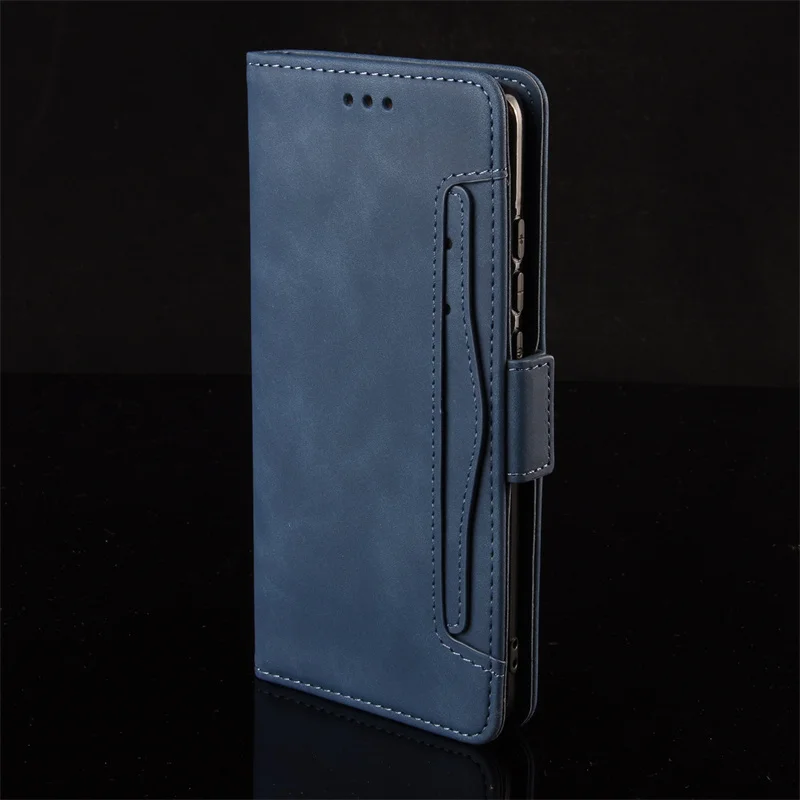 2024 Case For Poco C65 Flip Type Phone Case on Xiaomi Poco C65 Magnetic Leather Multi-Card Slot Mobile phone Wallet Cover