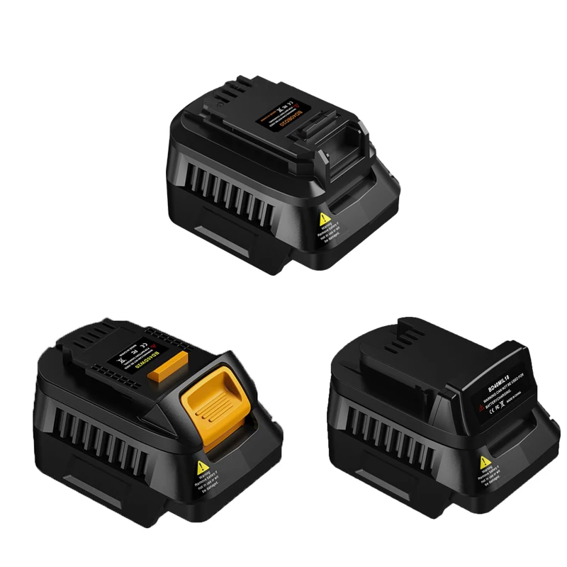 

For Black&Decker 40V BD40BD20 BD40DW20 BD40MIL18 Battery Adapter Compatible with For Black&Decker/Dewalt/Milwaukee18/20V Battery