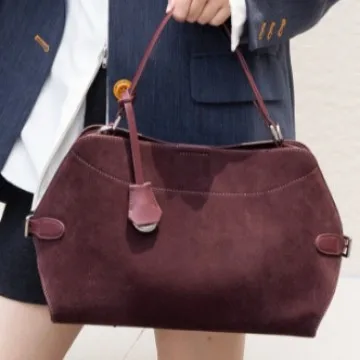 

2025 New Fashion Women's Bag Matte Large-capacity Shoulder Tote Niche Retro Casual Versatile Commuter Messenger Shoulder Bag