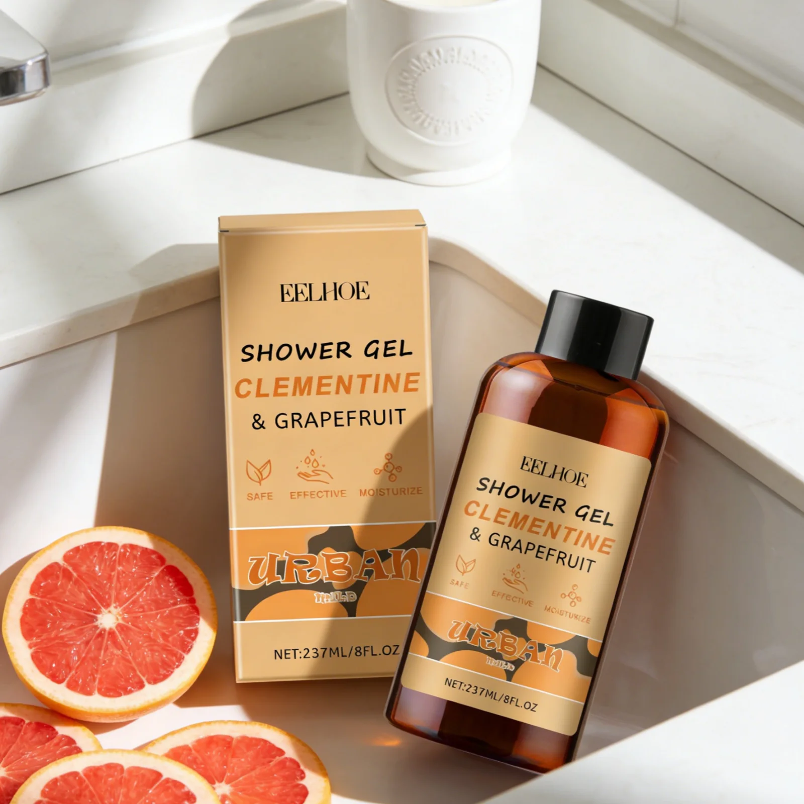 Grapefruit Shower Gel For Deeply Nourishing And Moisturizing Skin_voghion.com