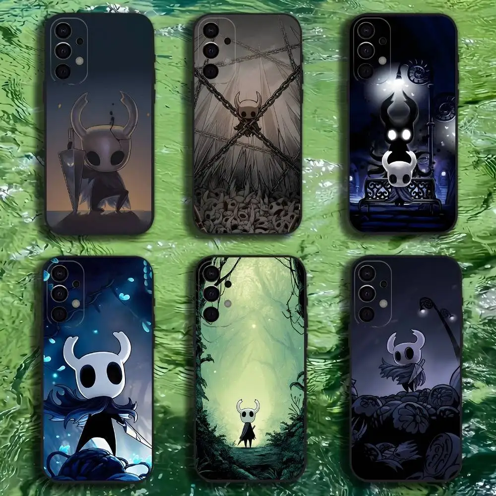

Game H-Hollow K-Knight Phone Case For Samsung S25,S24,S21,S22,S23,S30,Ultra,S20,Plus,Fe,Lite,Note,10,9,5G Black Cover