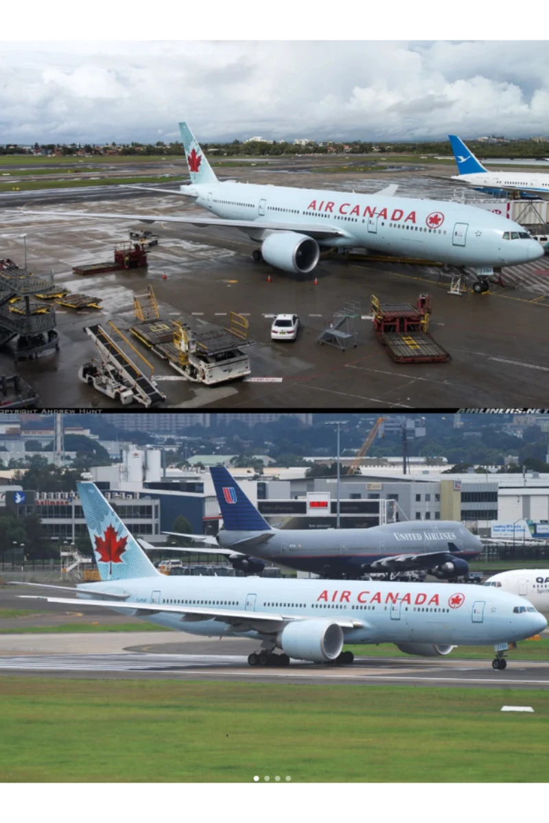 

1:400 Scale 16cm/20cm Model Diecast Alloy Metal Air Canada B777 Airplane Airlines Airways Aircraft Collection Display