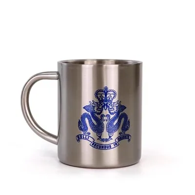 Taza de acero inoxidable de 300ML, taza de Metal con logotipo, foto, nombre, impresión personalizada, café, té, viaje, Explor, senderismo al aire