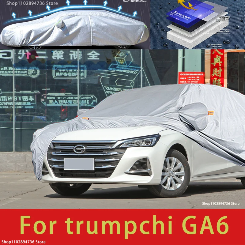 

For trumpchi GA6 Outdoor Protection Full Car Covers Snow Cover Sunshade Waterproof Dustproof Exterior Car accessories