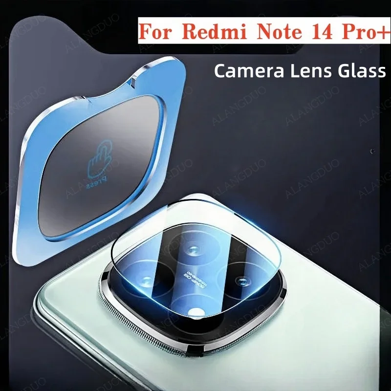 Tempered Glass Camera Lens Protector For Redmi Note 14 Pro+/Pro Plus - Easy Install Scratch-Resistant Cover with Precise Cutouts