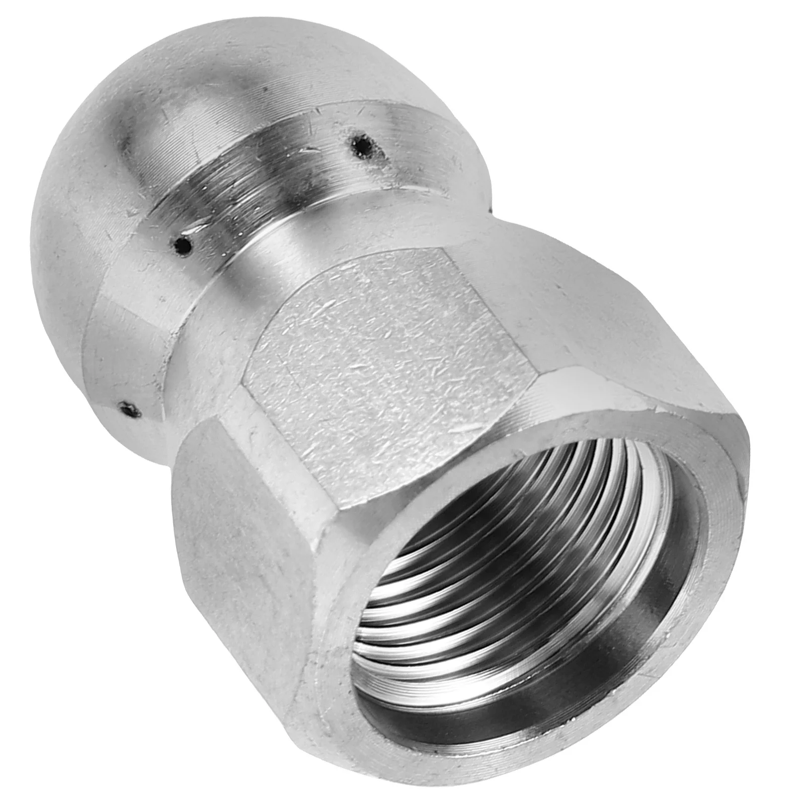 หัวฉีดทำความสะอาดท่อระบายน้ำสแตนเลสขนาดเล็ก แรงดันสูง สำหรับใช้ในบ้าน ท่อระบายน้ำในครัว เครื่องฉีดน้ำ ขจัดสิ่งอุดตันในท่อ