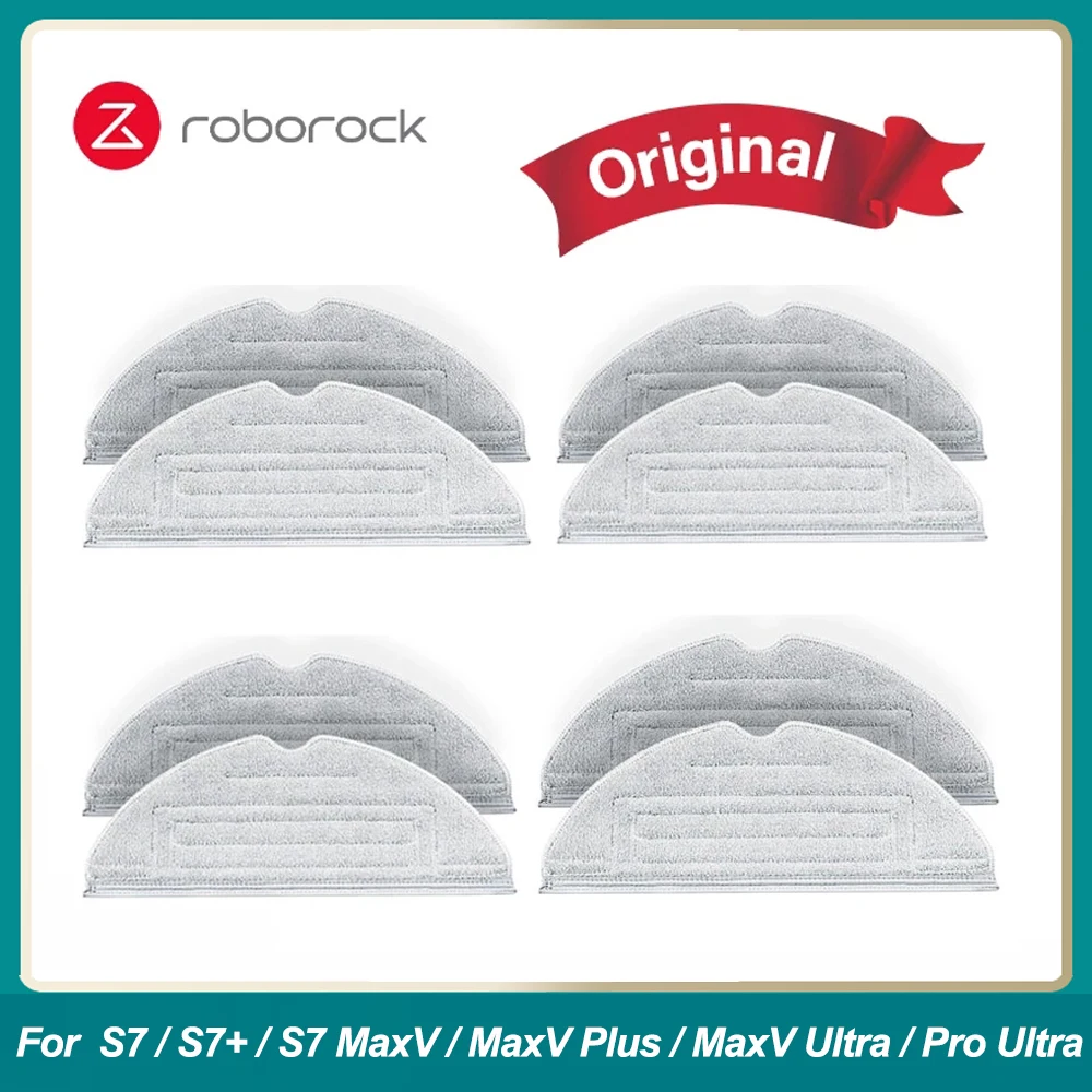 الأصلي ممسحة الملابس المضادة للبكتيريا المماسح ل Roborock S7 MaxV / S7 MaxV زائد/S7 MaxV الترا/برو الترا/S7/S7 + روبوت الأنظف