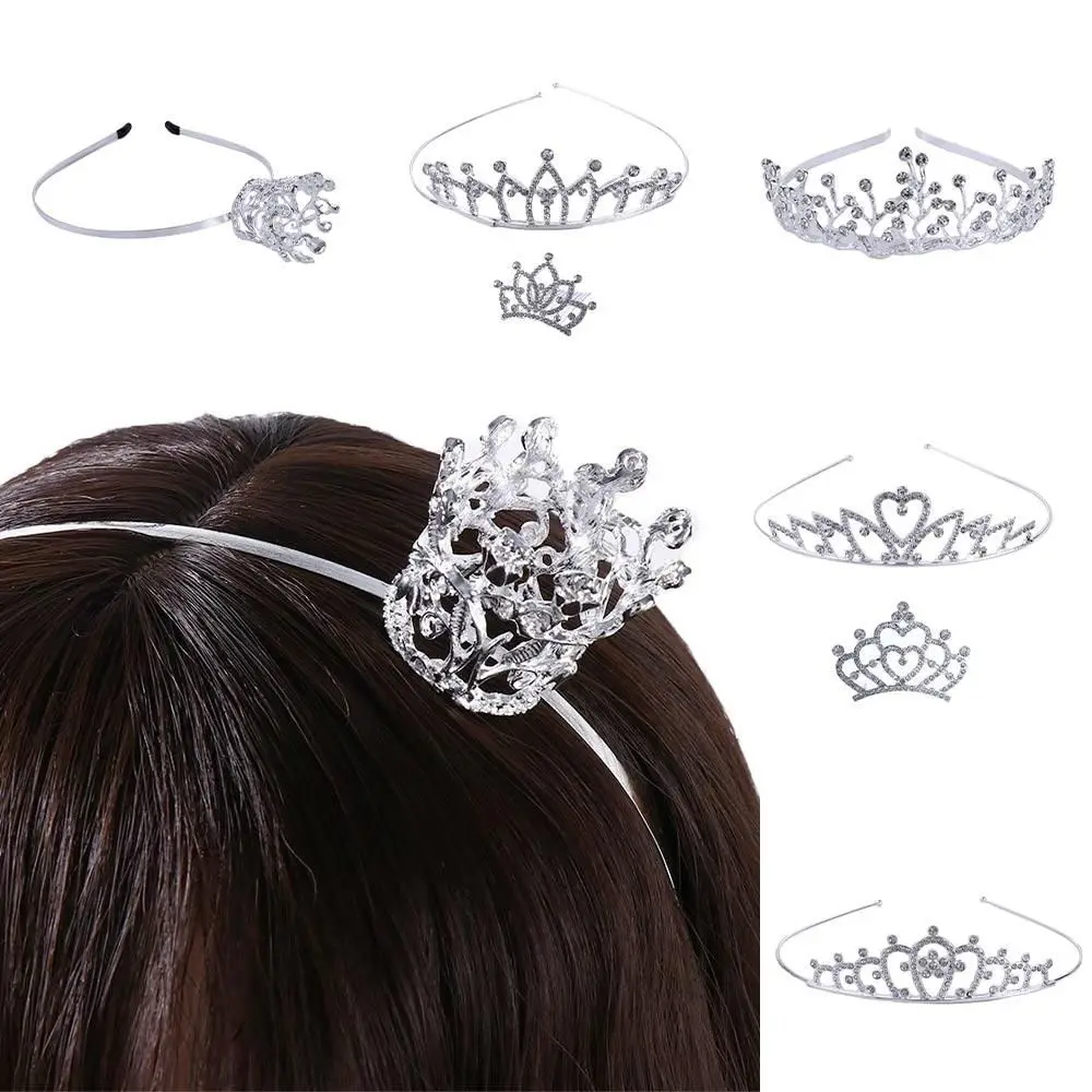 

Trendy Headwear Love Heart Flower Crown Girls Princess Korean Hair Comb Kids Crystal Tiara Hair Accessories Wedding Jewelry