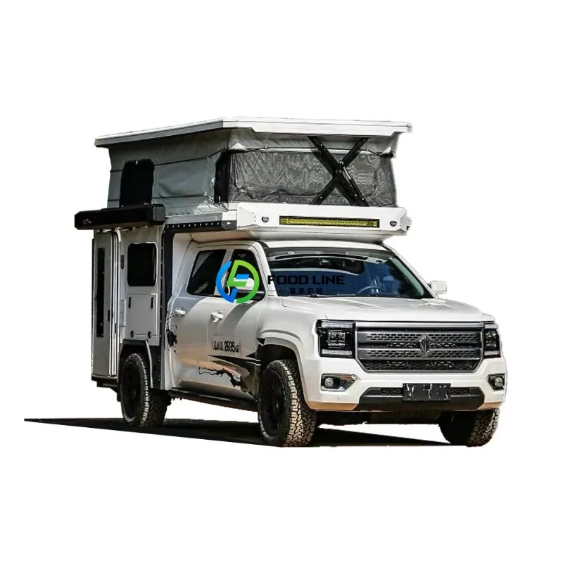 Pop Up Slide In Truck Camper Compatible With 2026 Four Season Waterproof Overland Adventure Pickup Camper Shell