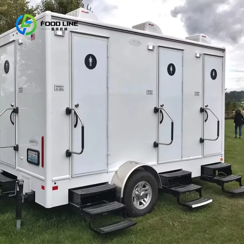 Mobile Washrooms Restroom Trailers Camping Bathroom Portable Toilet Mobile Toilet Trailer