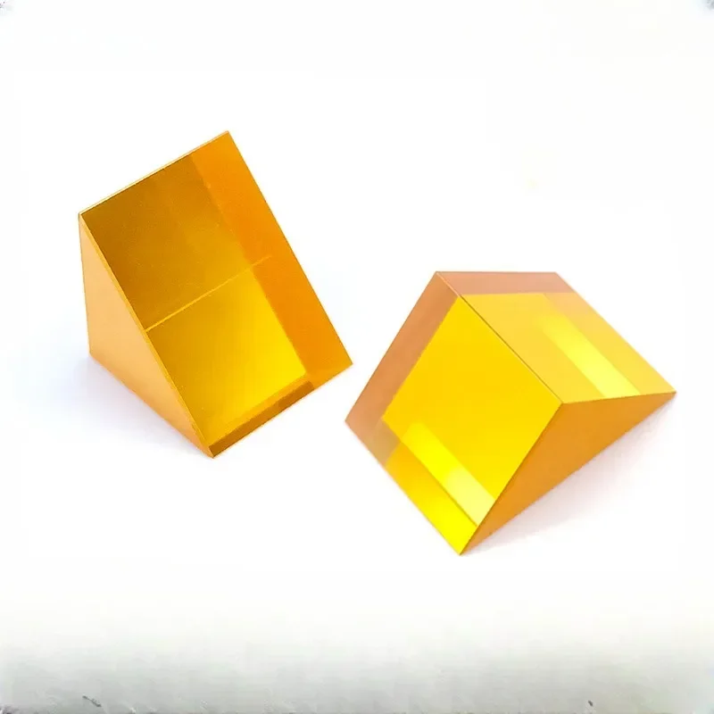 Zinc Selenide Right Angle Prism  Hexahedral Crystal Magic Cmy Cube 3D Color Cube Prism For Photography