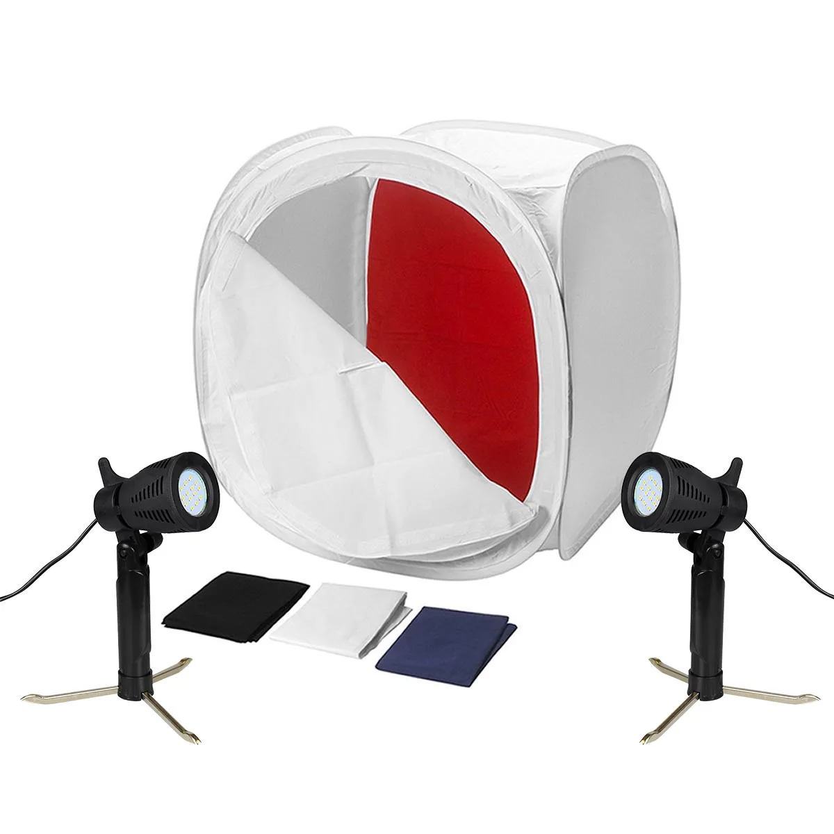 Photo Still Mini Studio LED Illuminator 220V + Diffuser Tent