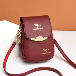 2023 Trend Female Single Shoulder Messenger Bag High Quality Pu Leather Crossbody Bag for Women Zero Wallet Mobile Phone Bags