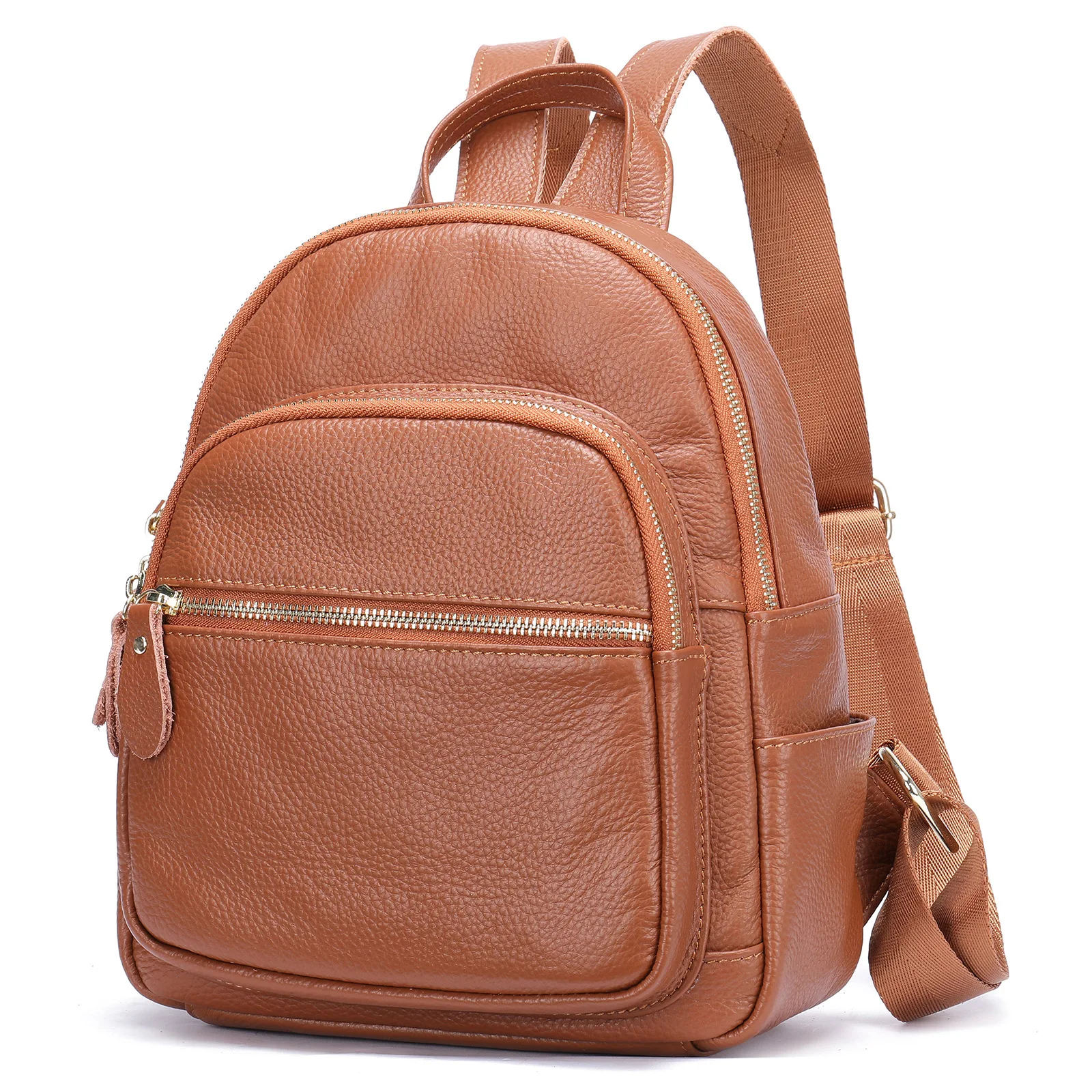 

2023 New Fashion Genuine Leather Women Backpacks Luxury Brand Female Real Natural Leather Ladies Girl Student Casual Backpack