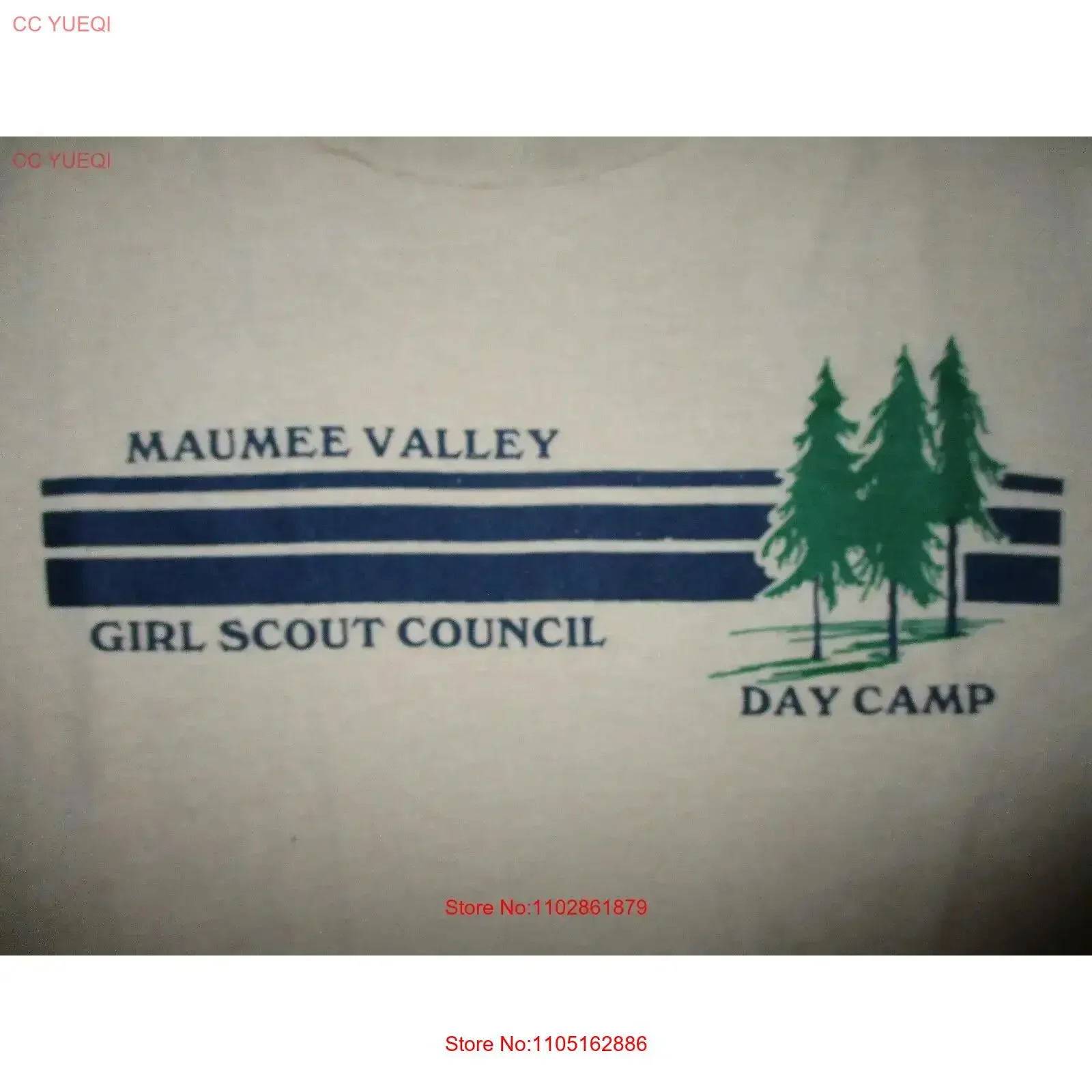 

vtg 1980-х годов MAUMEE VALLEY GIRL SCOUT COUNCIL ФУТБОЛКА Дерево Огайо Мягкая барва Sheen винтажная стираная универсальная мода