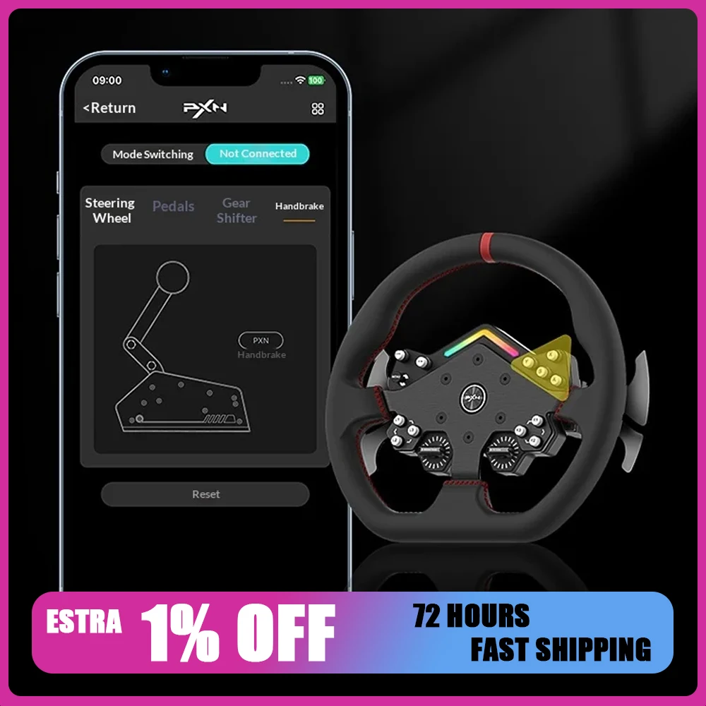 PXN HBS Handbrake Simulator V10 Game Steering Wheel USB Handbrake V12/V12lite Supports Computer PC Gifts