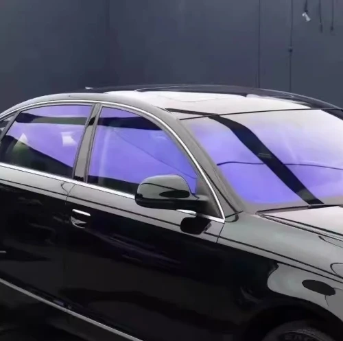 2025 Imperiale Viola Camaleonte Finestra Tinta di Alta Qualità VLT81% Pellicola Solare Automotive Camaleonte Tinta Finestra di Automobile Parabrezza Pellicola