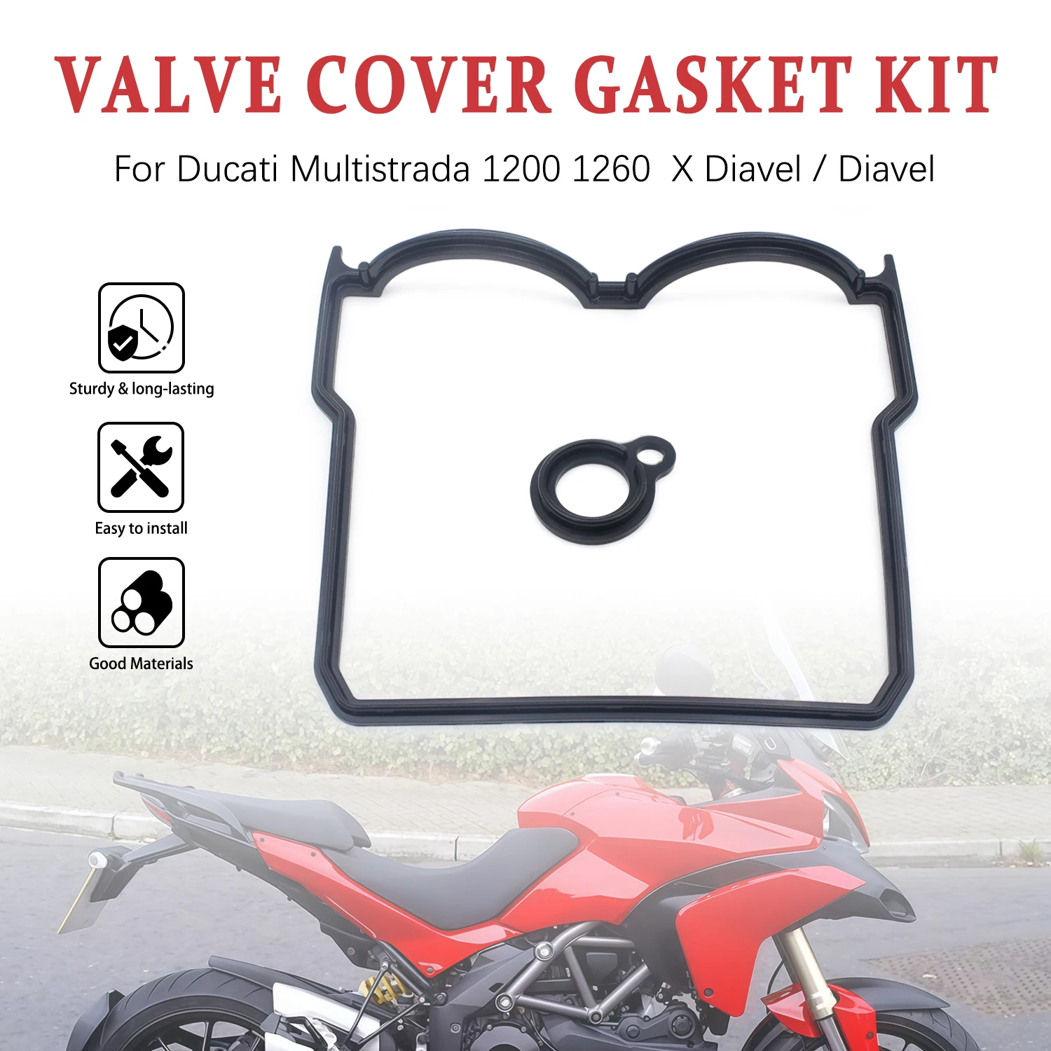 Motorcycle For Ducati Diavel 1260 XDiavel 1260 Black Star Multistrada 1200 S Sport 1260 S D-Air Cylinder Head Gasket