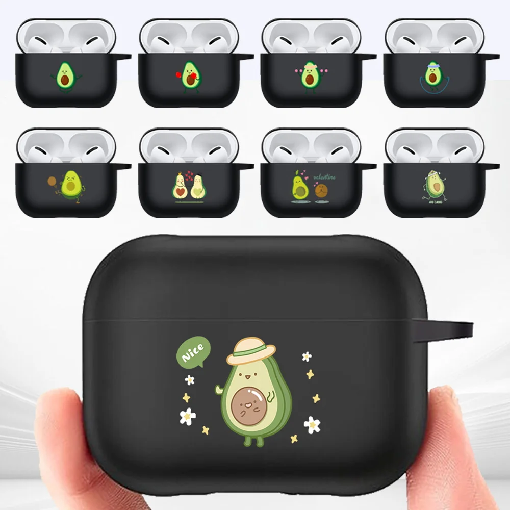 

Soft Silicone Case for AirPods 3rd Generation 2021/Airpods Pro Wireless Bluetooth Earphone Protective Case Cover Avocado Pattern