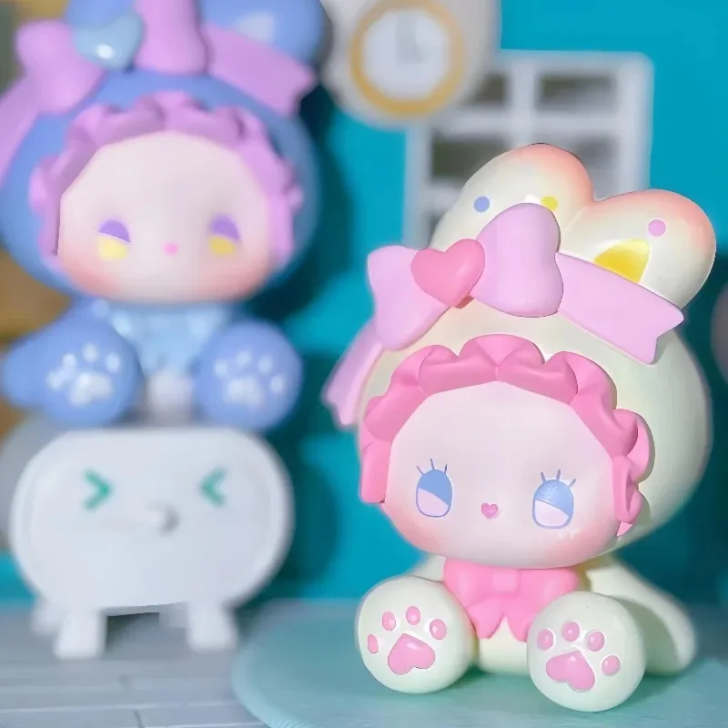 EMMA ラビットコレクターシリーズ ブラインドボックス - かわいい手作りアクションフィギュアおもちゃモデル デスクデコレーションオーナメント ミステリーギフト 女の子向け