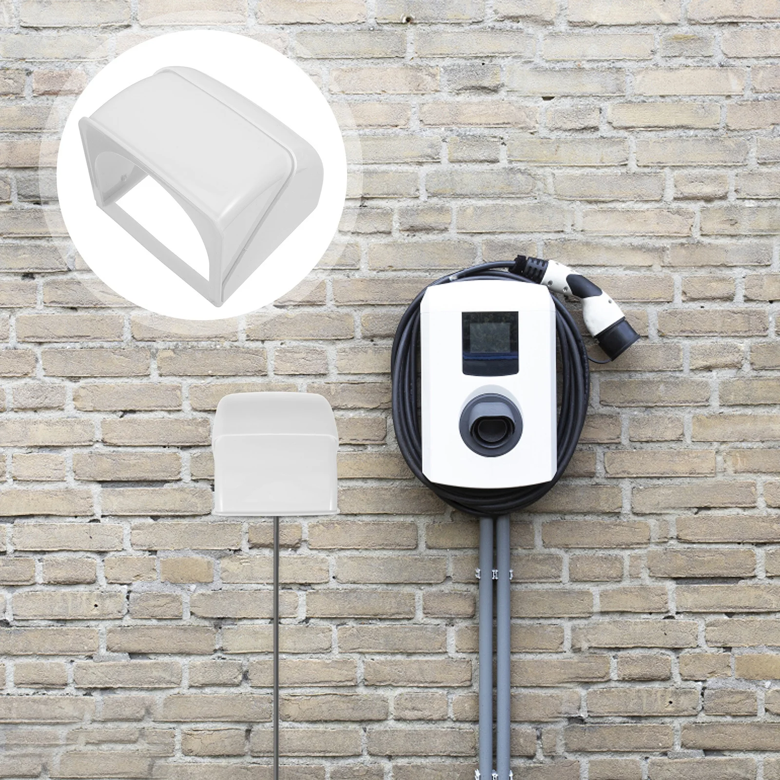 

Bathroom Outlet Cover Sturdy Durable Waterproof Plastic Electric Plug Protector Wall Socket Cover Safety Protection Home Use