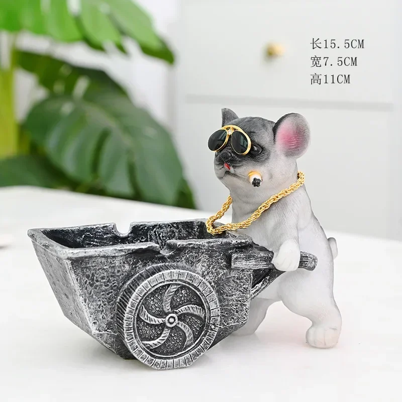 Dog Ashtray Resin Funny Creative Ashtray Ash Tray Cigar Ashtray Smoking Accessories Home Decor Boyfriend Gift